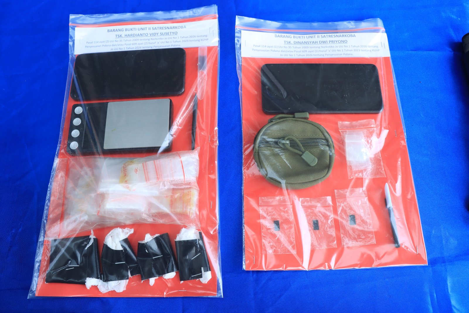 Polres Gresik Ringkus Jaringan Narkoba Lintas Kota Gresik dan Surabaya, Sita 68,211 Gram Sabu