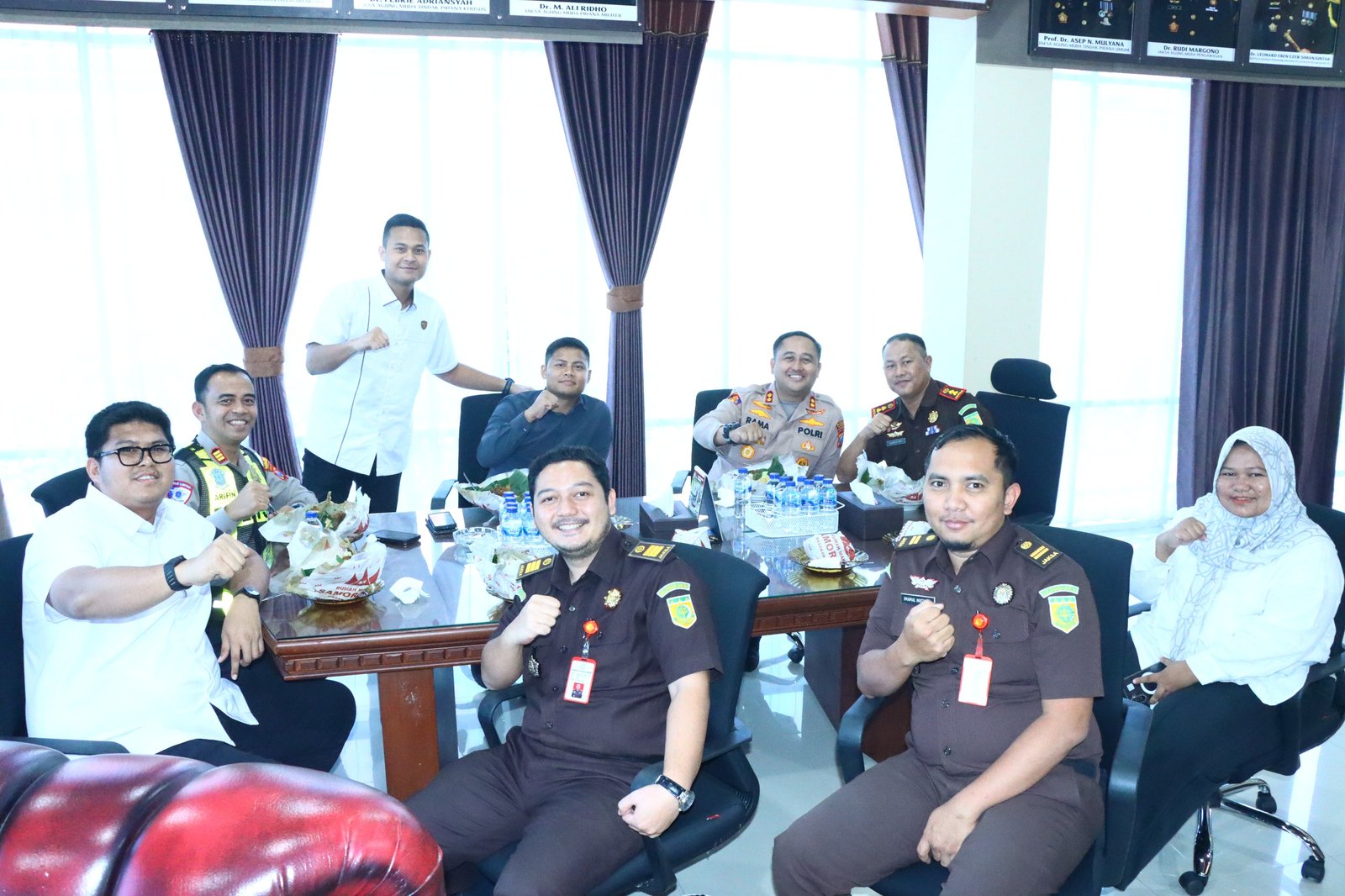 Kapolres Gresik Silaturahmi ke Kejari Gresik, Polres Gresik Perkuat Sinergi Penegakan Hukum