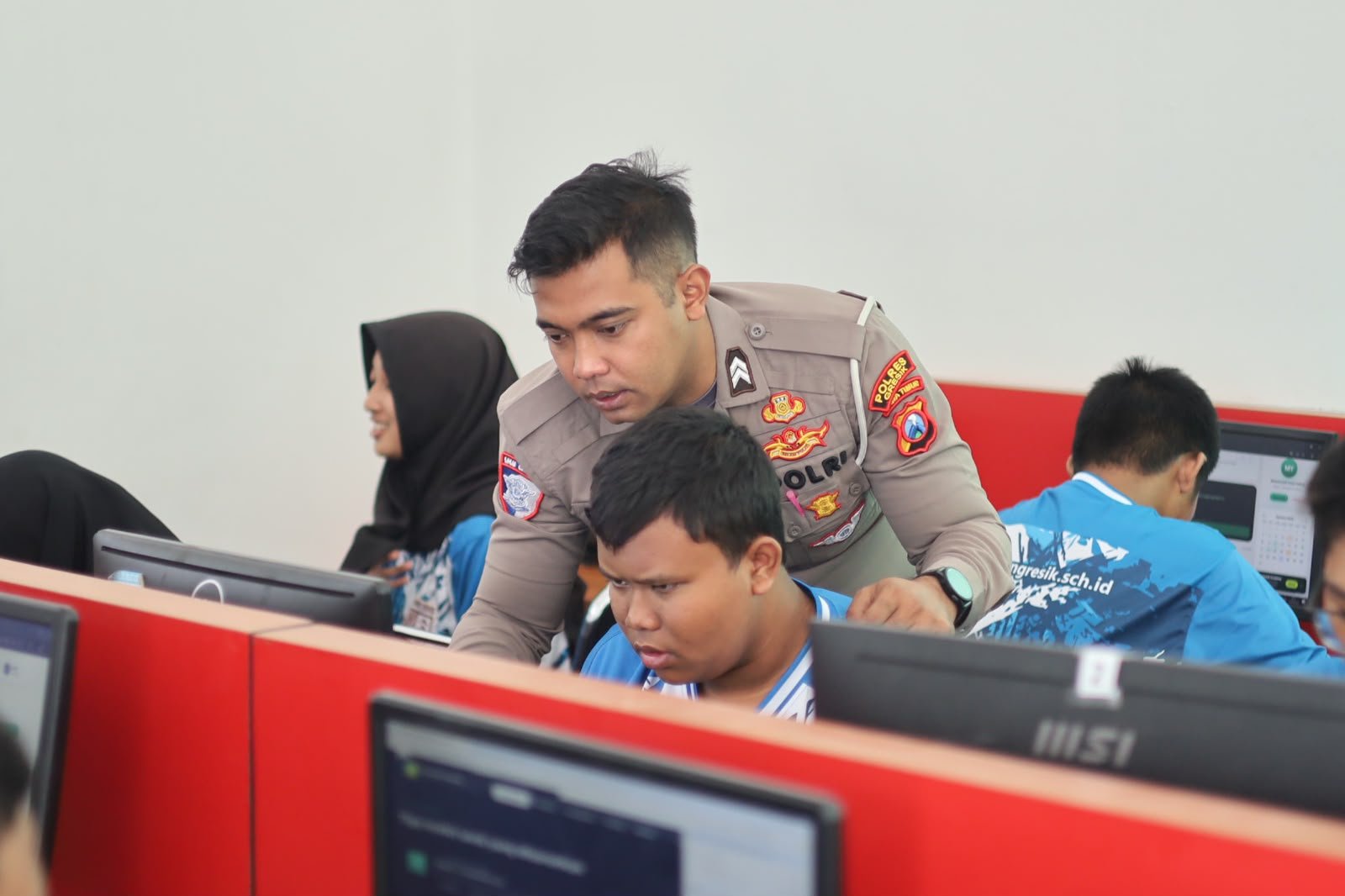 Polres Gresik Gelar Edukasi AI untuk 116 Pelajar SMKS Semen Gresik