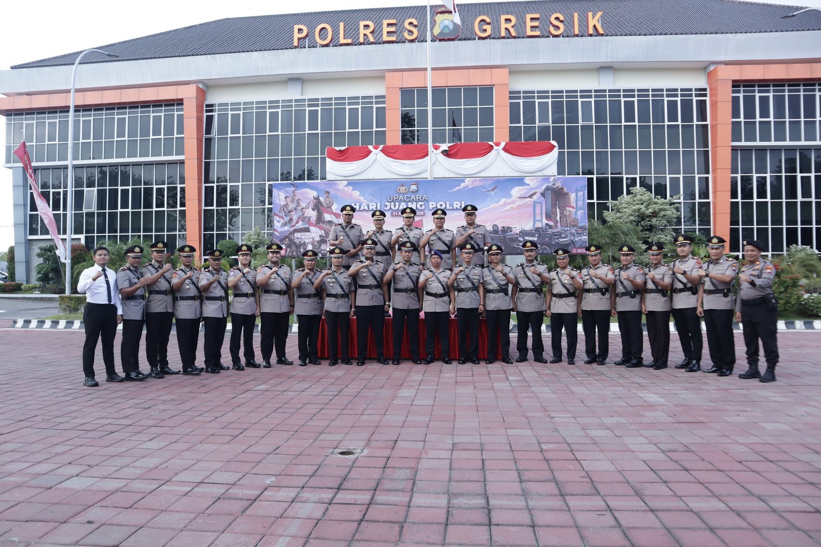 Peringati Hari Juang Polri 2026, Polres Gresik Kobarkan Semangat Perjuangan dan Pengabdian