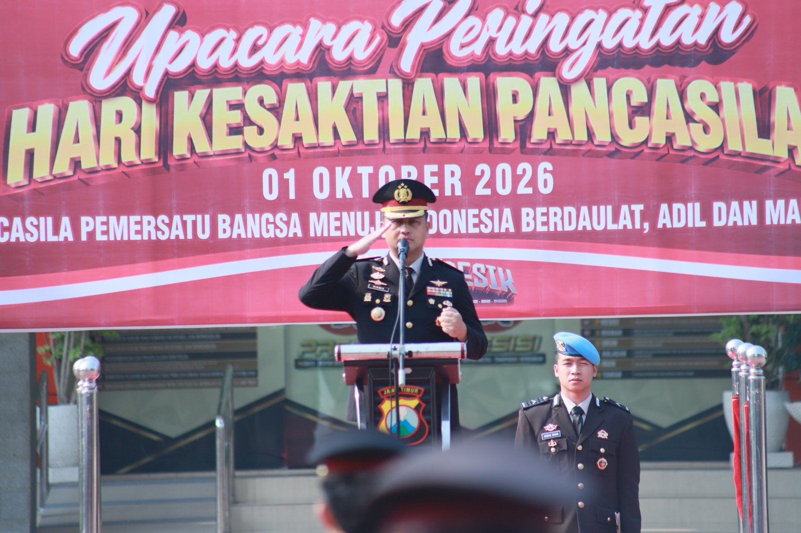 Kapolres Gresik Pimpin Upacara Hari Kesaktian Pancasila 2026, Teguhkan Nilai Persatuan